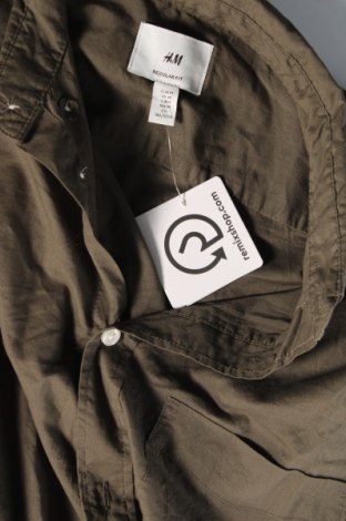Herrenhemd H&M, Größe M, Farbe Grün, Preis € 8,90