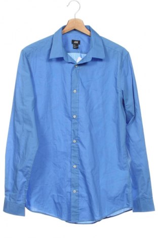 Мъжка риза H&M, Размер M, Цвят Син, Цена 29,00 лв.