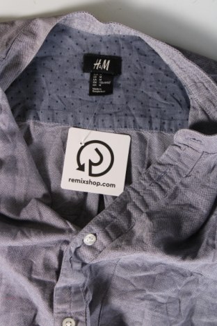 Herrenhemd H&M, Größe M, Farbe Blau, Preis 10,09 €