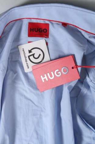 Cămașă de bărbați Hugo Boss, Mărime M, Culoare Albastru, Preț 390,79 Lei