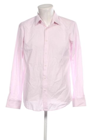Мъжка риза Hugo Boss, Размер L, Цвят Розов, Цена 116,03 лв.