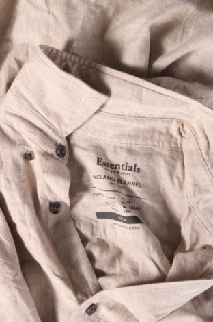 Ανδρικό πουκάμισο Jack & Jones, Μέγεθος M, Χρώμα  Μπέζ, Τιμή 10,52 €