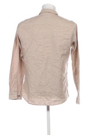 Ανδρικό πουκάμισο Jack & Jones, Μέγεθος M, Χρώμα  Μπέζ, Τιμή 10,52 €