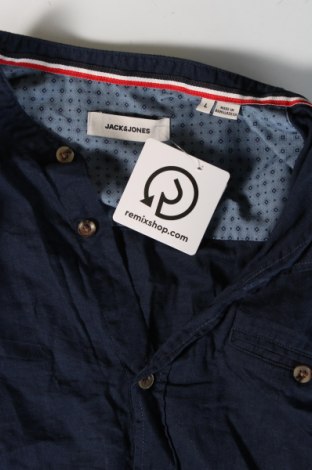 Herrenhemd Jack & Jones, Größe L, Farbe Blau, Preis € 13,01