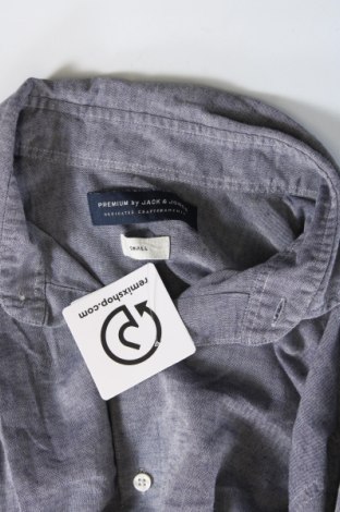 Herrenhemd Jack & Jones PREMIUM, Größe S, Farbe Grau, Preis 11,83 €