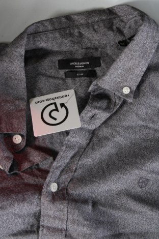 Мъжка риза Jack & Jones PREMIUM, Размер L, Цвят Сив, Цена 18,70 лв.