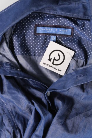 Herrenhemd Jackett & Sons, Größe L, Farbe Blau, Preis € 10,71
