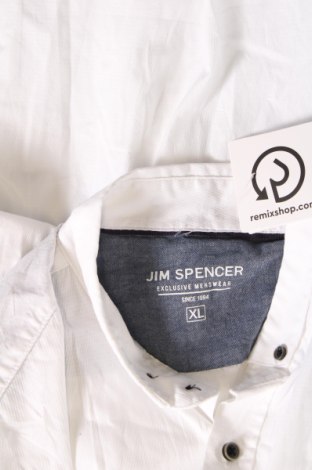 Herrenhemd Jim Spencer, Größe XL, Farbe Weiß, Preis € 12,11