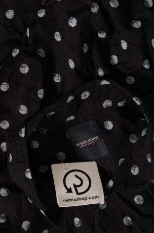 Ανδρικό πουκάμισο Mario Conti, Μέγεθος M, Χρώμα Μαύρο, Τιμή 21,03 €