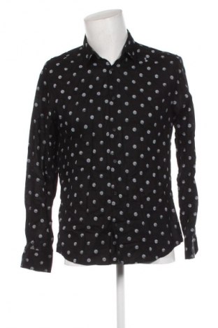 Мъжка риза Mario Conti, Размер M, Цвят Черен, Цена 17,00 лв.