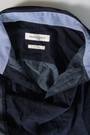 Мъжка риза Mario Conti, Размер L, Цвят Син, Цена 17,00 лв.