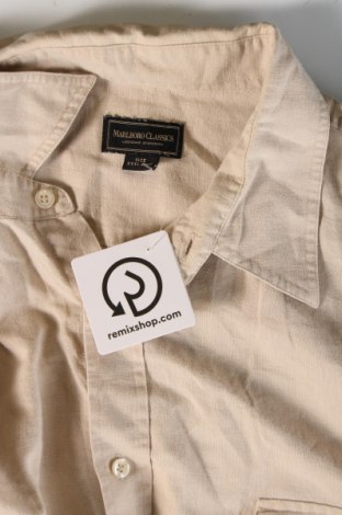 Ανδρικό πουκάμισο Marlboro Classics, Μέγεθος 3XL, Χρώμα  Μπέζ, Τιμή 34,02 €