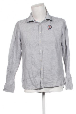 Ανδρικό πουκάμισο New Zealand Auckland, Μέγεθος L, Χρώμα Γκρί, Τιμή 18,71 €