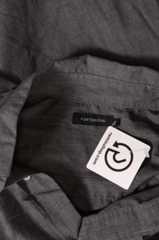 Herrenhemd Portonova, Größe L, Farbe Grau, Preis € 11,10