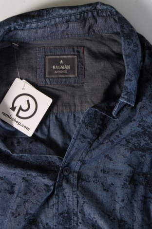 Herrenhemd Ragman, Größe L, Farbe Blau, Preis € 13,01