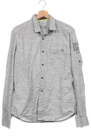 Ανδρικό πουκάμισο S.Oliver, Μέγεθος M, Χρώμα Γκρί, Τιμή 10,52 €