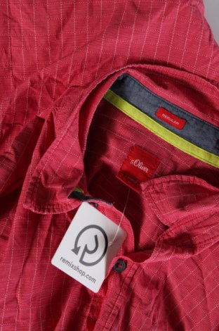 Pánska košeľa  S.Oliver, Veľkosť L, Farba Červená, Cena  9,64 €
