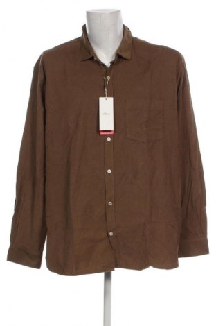 Ανδρικό πουκάμισο S.Oliver, Μέγεθος 3XL, Χρώμα Καφέ, Τιμή 39,69 €