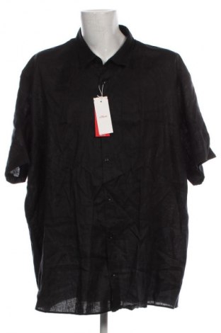 Мъжка риза S.Oliver, Размер 5XL, Цвят Черен, Цена 77,00 лв.