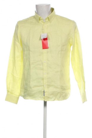 Ανδρικό πουκάμισο S.Oliver, Μέγεθος M, Χρώμα Κίτρινο, Τιμή 23,81 €
