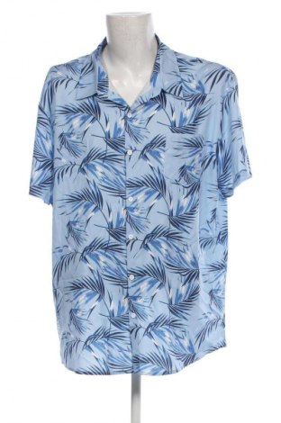 Ανδρικό πουκάμισο SHEIN, Μέγεθος 4XL, Χρώμα Μπλέ, Τιμή 14,84 €