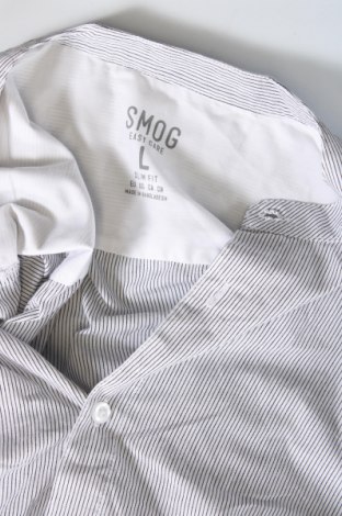 Ανδρικό πουκάμισο Smog, Μέγεθος L, Χρώμα Λευκό, Τιμή 9,87 €