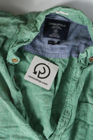 Ανδρικό πουκάμισο Springfield, Μέγεθος M, Χρώμα Πράσινο, Τιμή 10,52 €