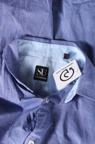 Herrenhemd Straight Up, Größe M, Farbe Blau, Preis € 11,10