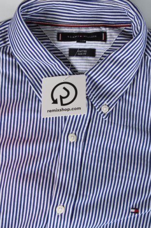 Мъжка риза Tommy Hilfiger, Размер XL, Цвят Син, Цена 41,25 лв.