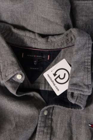 Ανδρικό πουκάμισο Tommy Hilfiger, Μέγεθος XXL, Χρώμα Γκρί, Τιμή 46,39 €