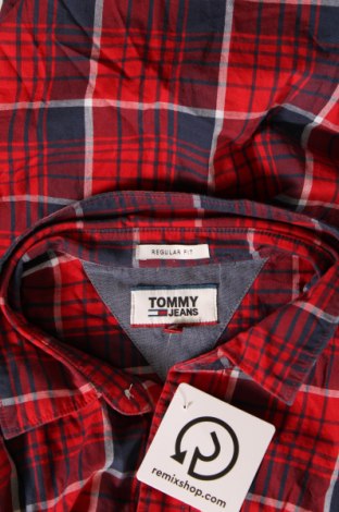 Ανδρικό πουκάμισο Tommy Jeans, Μέγεθος M, Χρώμα Πολύχρωμο, Τιμή 19,18 €