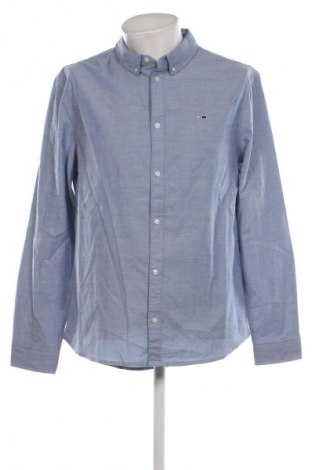 Мъжка риза Tommy Jeans, Размер XL, Цвят Син, Цена 79,95 лв.