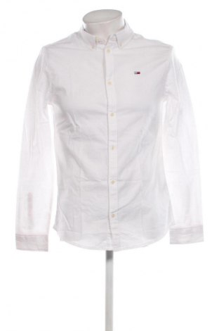 Мъжка риза Tommy Jeans, Размер M, Цвят Бял, Цена 79,95 лв.