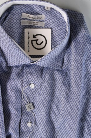 Ανδρικό πουκάμισο Vannucci, Μέγεθος XL, Χρώμα Μπλέ, Τιμή 21,89 €