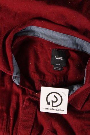Ανδρικό πουκάμισο Vans, Μέγεθος L, Χρώμα Κόκκινο, Τιμή 11,91 €