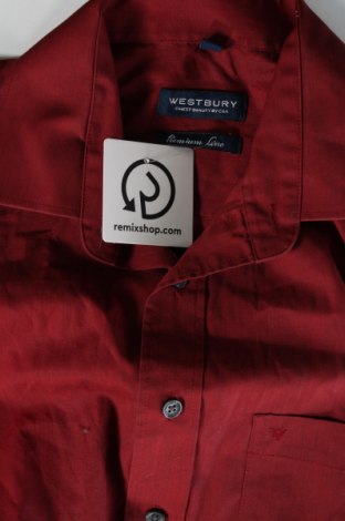 Herrenhemd Westbury, Größe S, Farbe Rot, Preis 13,01 €