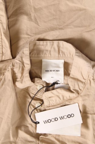 Herrenhemd Wood Wood, Größe S, Farbe Beige, Preis € 61,62