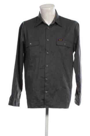 Ανδρικό πουκάμισο Wrangler, Μέγεθος L, Χρώμα Γκρί, Τιμή 19,04 €