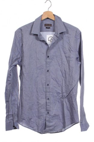 Мъжка риза Zara, Размер M, Цвят Син, Цена 18,70 лв.