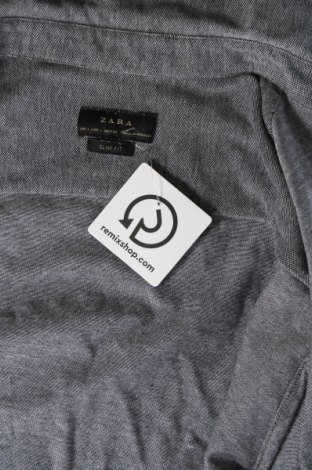 Herrenhemd Zara, Größe L, Farbe Grau, Preis € 10,61