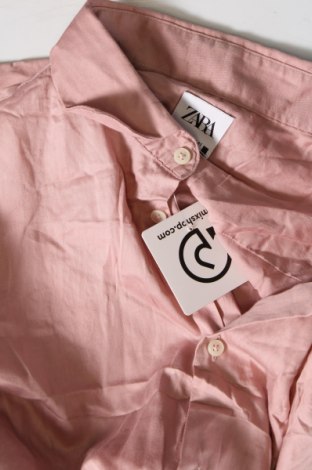Мъжка риза Zara, Размер L, Цвят Розов, Цена 14,85 лв.