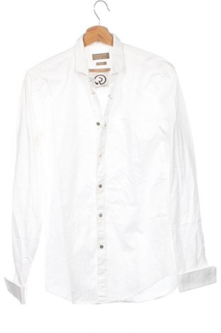 Ανδρικό πουκάμισο Zara Man, Μέγεθος M, Χρώμα Λευκό, Τιμή 23,06 €