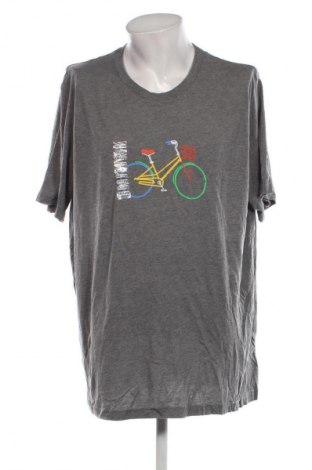 Ανδρικό t-shirt, Μέγεθος 3XL, Χρώμα Γκρί, Τιμή 12,99 €