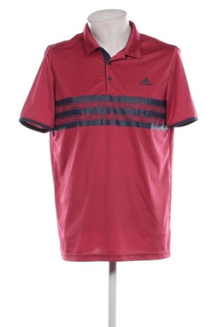 Herren T-Shirt Adidas, Größe L, Farbe Rot, Preis € 18,79