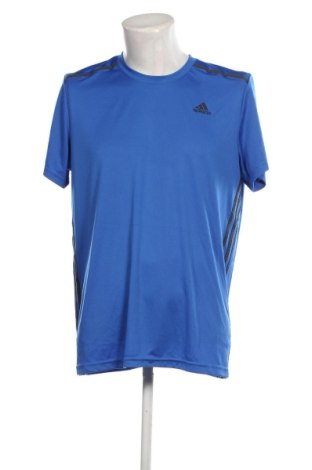 Мъжка тениска Adidas, Размер XL, Цвят Син, Цена 27,00 лв.