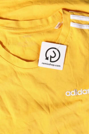 Мъжка тениска Adidas, Размер L, Цвят Жълт, Цена 27,00 лв.