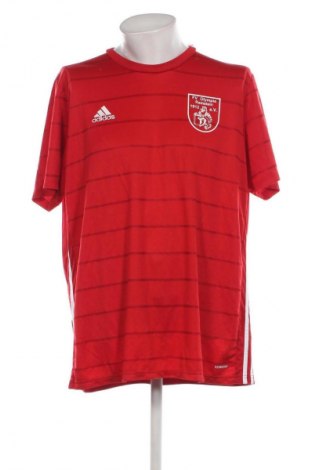 Pánské tričko  Adidas, Velikost XXL, Barva Červená, Cena  430,00 Kč