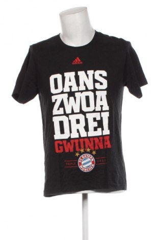 Męski T-shirt Adidas, Rozmiar M, Kolor Czarny, Cena 86,36 zł