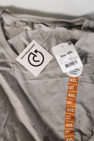 Herren T-Shirt Anko, Größe 4XL, Farbe Grau, Preis 9,05 €