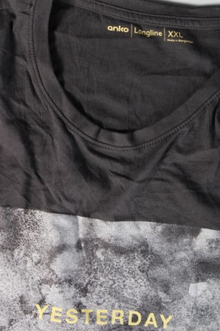 Мъжка тениска Anko, Размер XXL, Цвят Сив, Цена 12,35 лв.